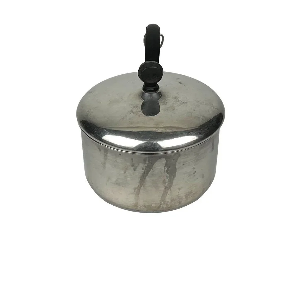 Vintage Farberware Aluminum Clad 2 qt Pot Lidded Sauce Pan